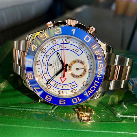 rolex yacht master 2 gold weight|Rolex yachtmaster 2 two tone.